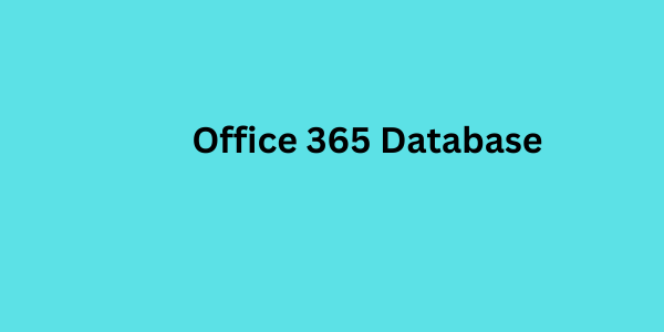 office 365 database