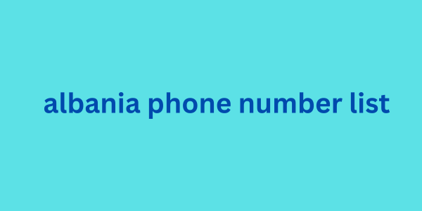 albania phone number list