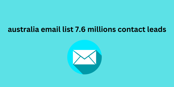 australia email list 7.6 millions contact leads