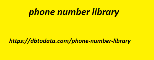 Phone Number library 